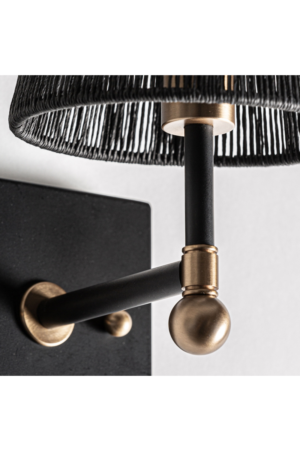 Black Rope Wall Lamp | Vical Home Gael | Oroa.com