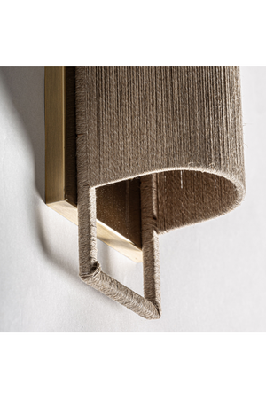 Brown Rope Wall Lamp | Vical Home Rives | Oroa.com