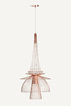 Copper Art Deco Chandelier | Vical Home | Oroa.com