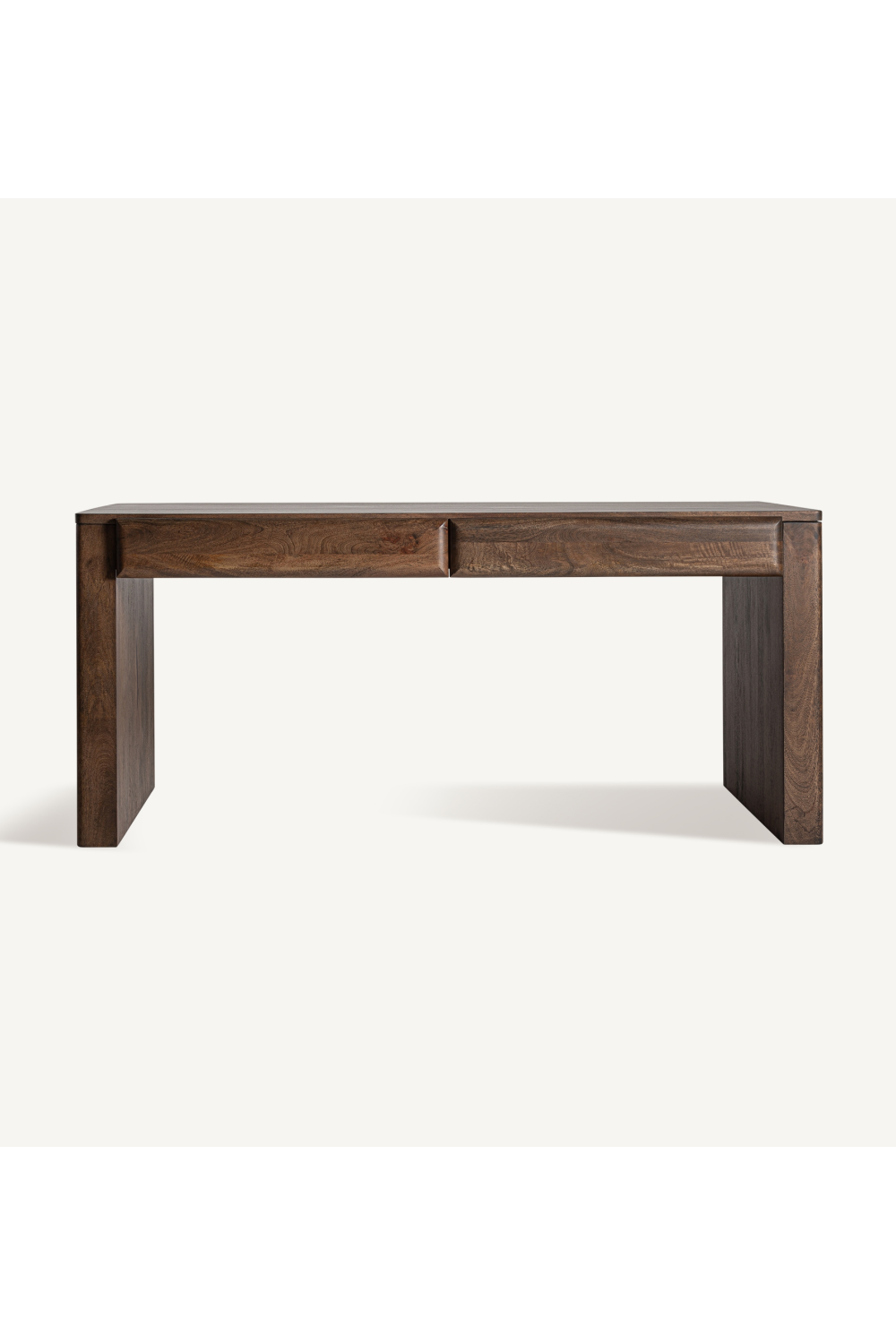 Mango Wood 2-Drawer Desk | Vical Home Gibles | Oroa.com