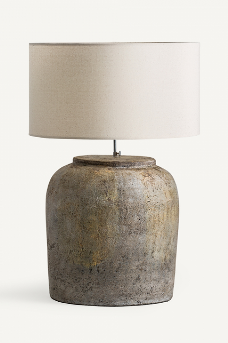 Gray Terracotta Table Lamp | Vical Home Sigrid | Oroa.com