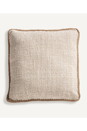Brown Woven Cotton Cushion | Vical Home Serun | Oroa.com