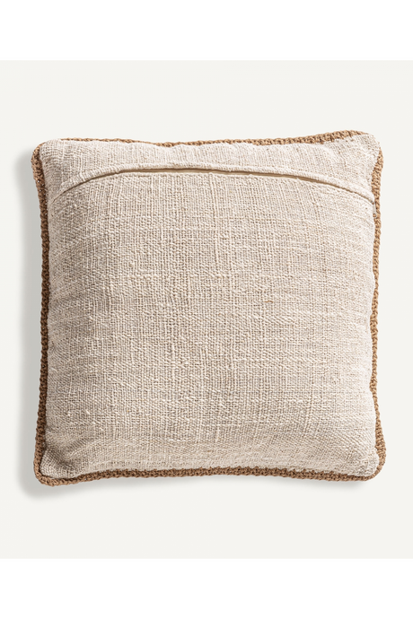 Brown Woven Cotton Cushion | Vical Home Serun | Oroa.com
