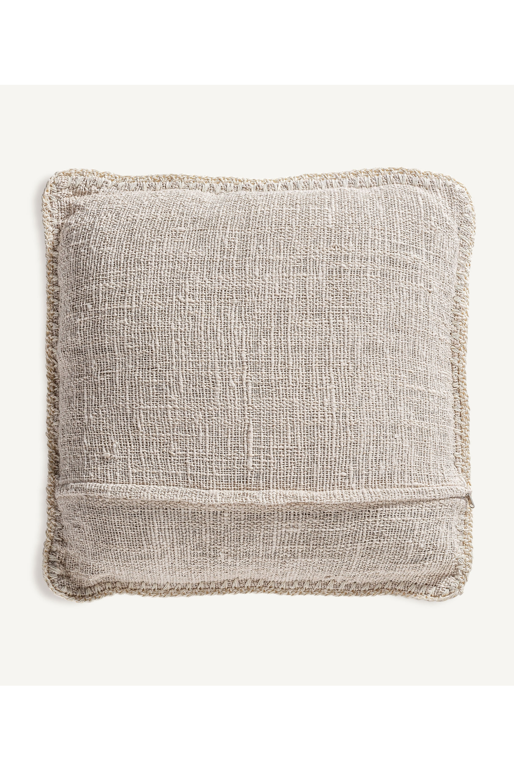 Off-White Cotton Cushion | Vical Home Clancy | Oroatrade.com