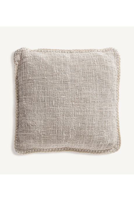 Off-White Cotton Cushion | Vical Home Clancy | Oroa.com
