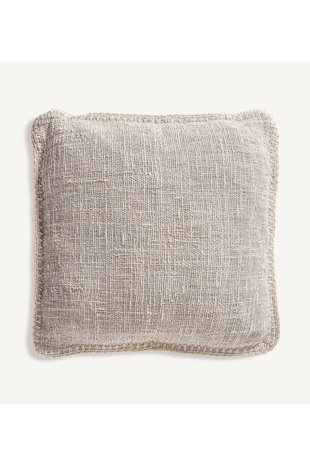 Off-White Cotton Cushion | Vical Home Clancy | Oroa.com