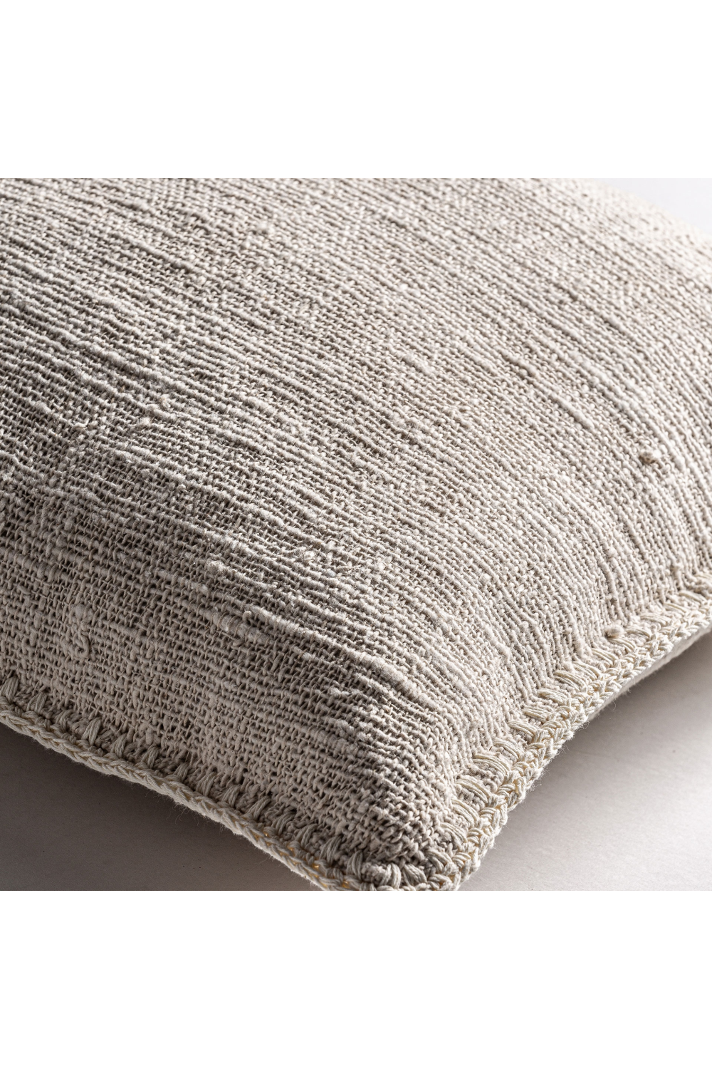 Off-White Cotton Cushion | Vical Home Clancy | Oroatrade.com