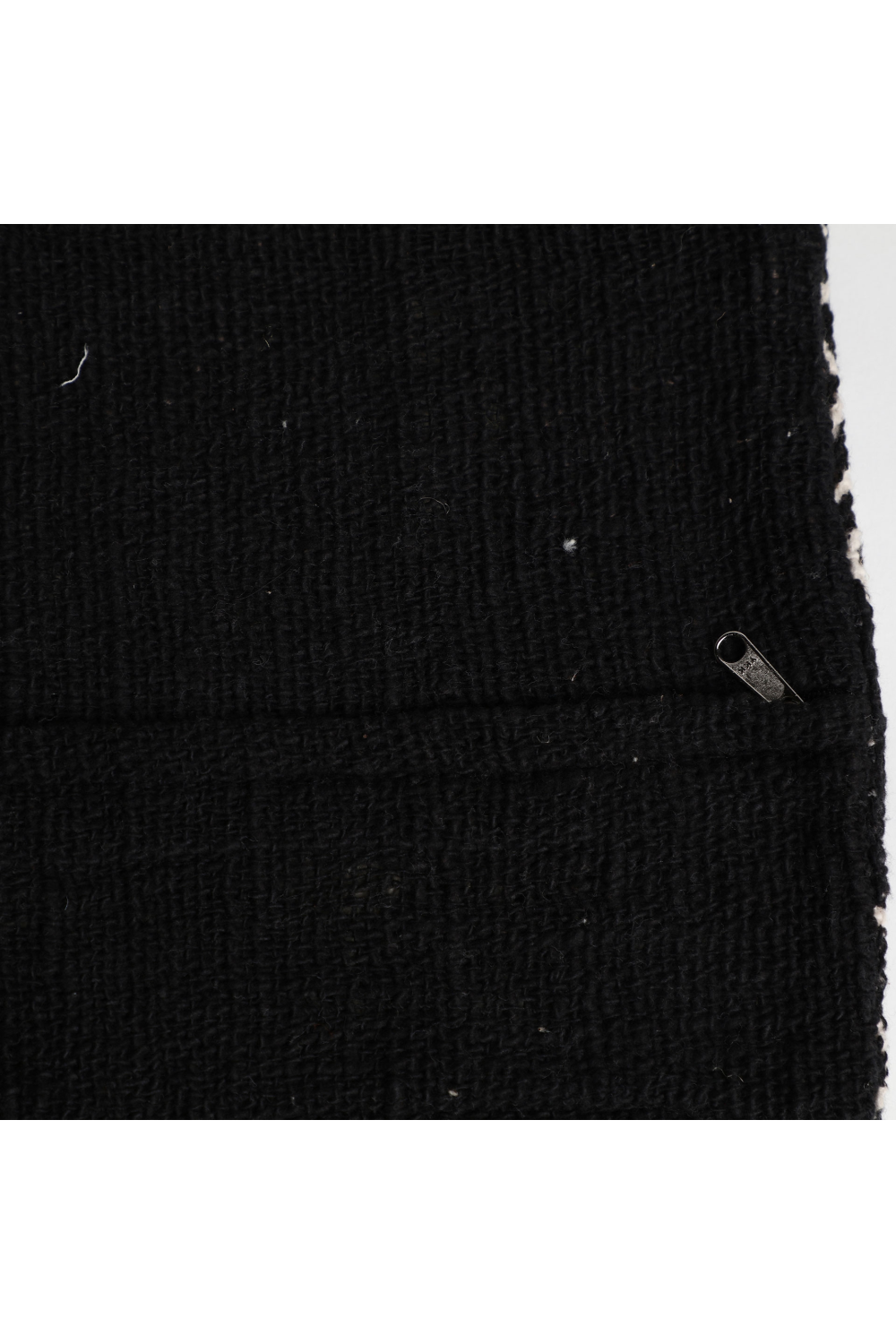 Black Cotton Printed Cushion | Vical Home Cleoa | Oroa.com