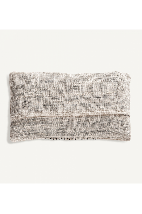 Patterned Off-White Cotton Cushion | Vical Home Clancy | Oroa.com