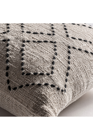 Geometric Patterned Cotton Cushion | Vical Home Clancy | Oroa.com