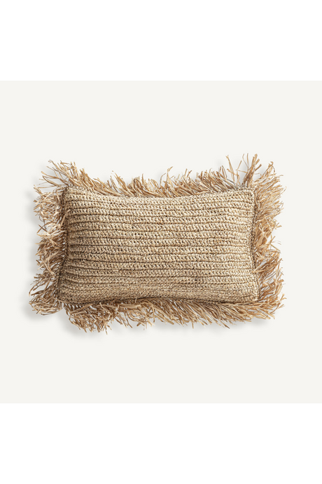 Natural Fiber Boho Cushion | Vical Home Igotz | Oroa.com