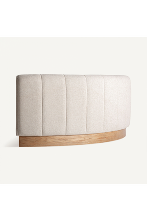 Beige Channeled Central Sofa | Vical Home Lurcy | Oroa.com