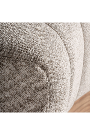 Beige Channeled Central Sofa | Vical Home Lurcy | Oroa.com