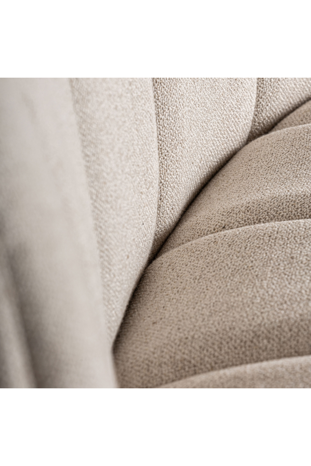 Beige Channeled Central Sofa | Vical Home Lurcy | Oroa.com