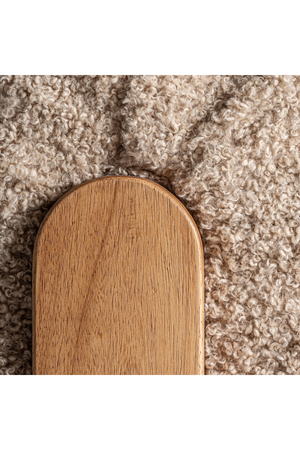 Beige Tufted Lounge Chair | Vical Home Neyprat | Oroa.com