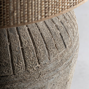   Aged Gray Ceramic Table Lamp | Oroa.com