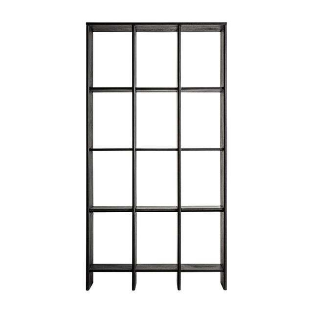 Modern furniture - Black Mango Wood Shelf S - www.oroa.com