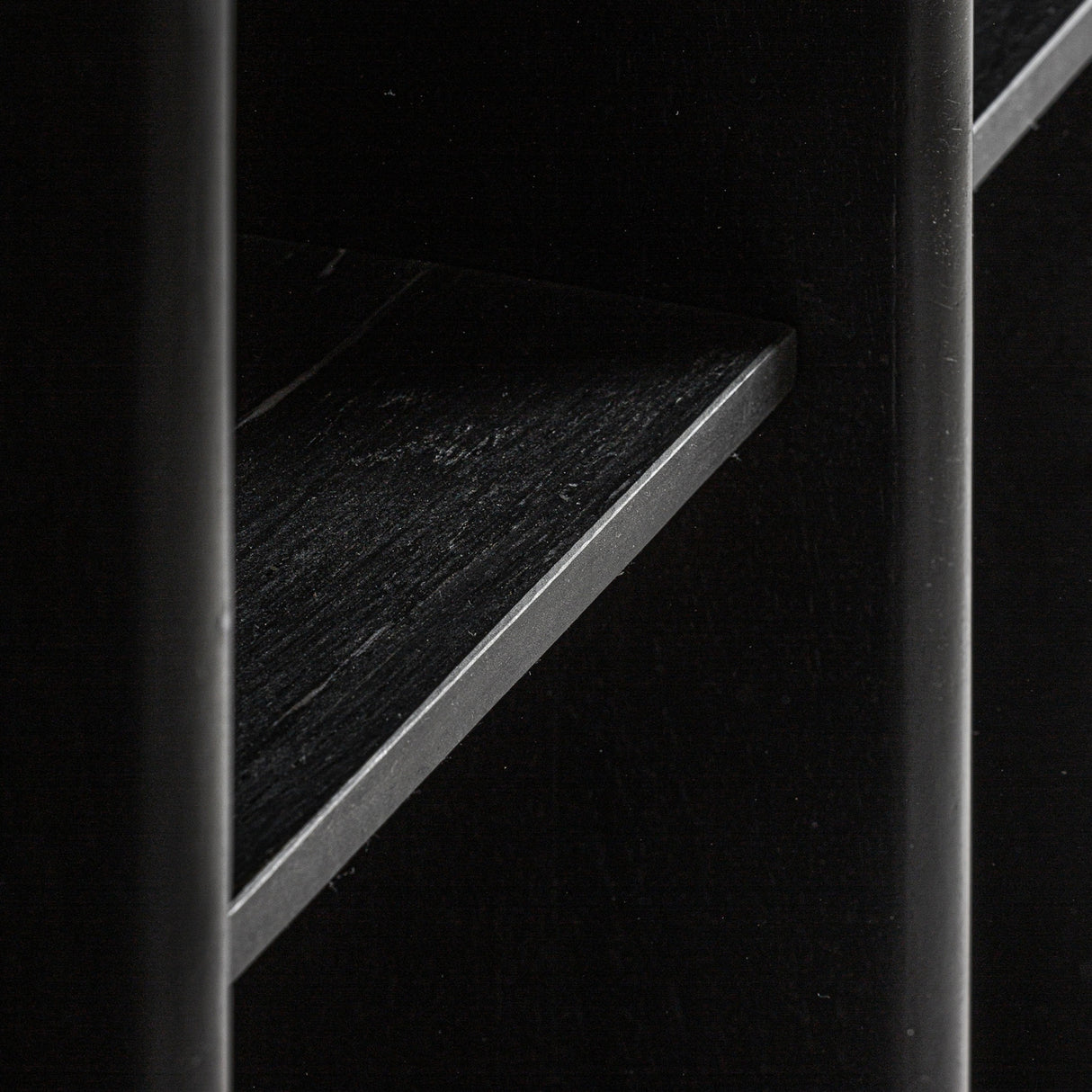   Modern furniture - Black Mango Wood Shelf S - www.oroa.com | Oroa.com