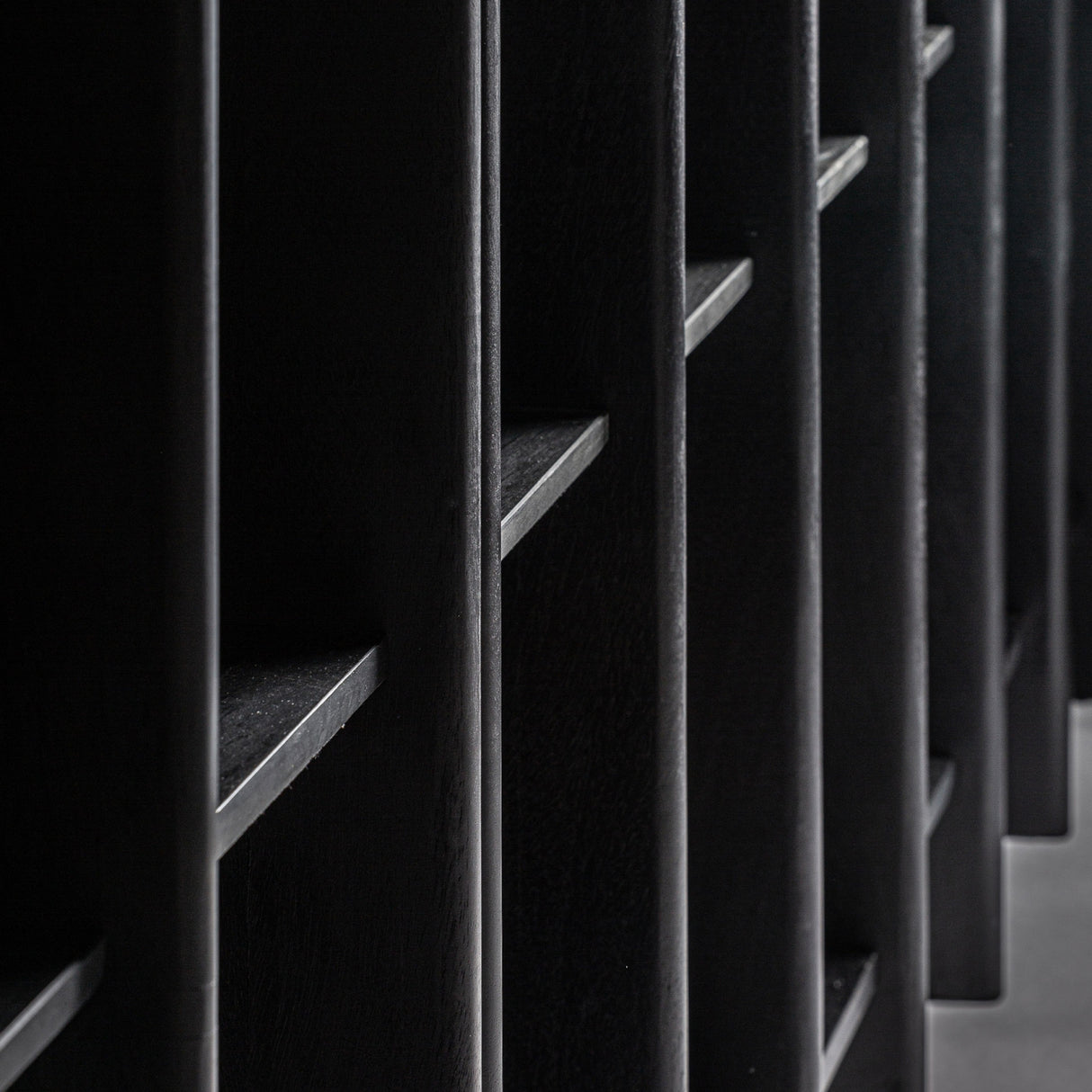  Modern furniture - Black Mango Wood Shelf S - www.oroa.com | Oroa.com