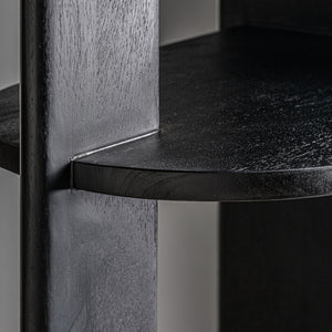   Modern furniture - Black Mango Wood Shelf S - www.oroa.com | Oroa.com