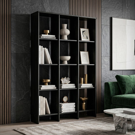   Modern furniture - Black Mango Wood Shelf S - www.oroa.com | Oroa.com