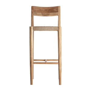   Modern European furniture - Brown Teak Bar Stool - www.oroa.com | Oroa.com