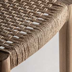   Modern European furniture - Brown Teak Bar Stool - www.oroa.com | Oroa.com