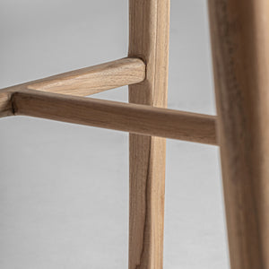   Modern European furniture - Brown Teak Bar Stool - www.oroa.com | Oroa.com