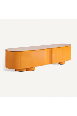 Orange 4-Door Media Unit | Vical Home Mirkov | Oroa.com