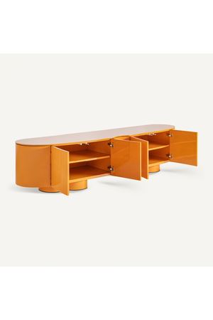 Orange 4-Door Media Unit | Vical Home Mirkov | Oroa.com