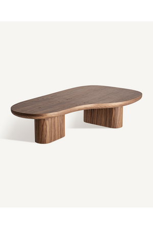 Organic-Shaped Wooden Coffee Table | Vical Home Dubí | Oroa.com
