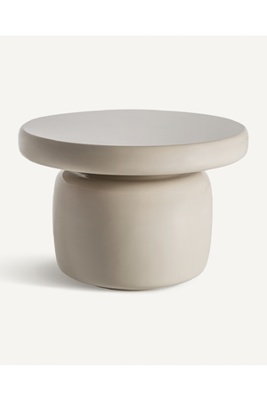 White Fiber Glass Side Table | Vical Home Zorbig | Oroa.com