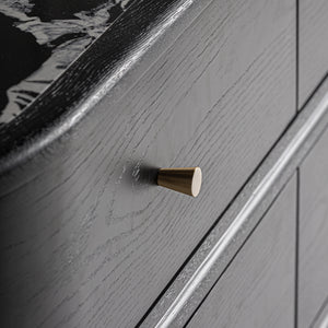   Black 6-Drawer Chest | Oroa.com