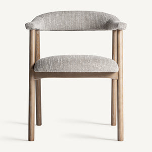   Gray Padded Dining Chair | Oroa.com