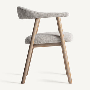   Gray Padded Dining Chair | Oroa.com