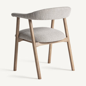   Gray Padded Dining Chair | Oroa.com