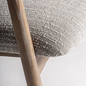   Gray Padded Dining Chair | Oroa.com