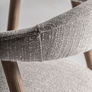   Gray Padded Dining Chair | Oroa.com
