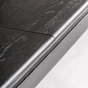  Modern European furniture - Black Ash Extendable Dining Table - www.oroa.com | Oroa.com
