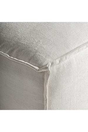 White Linen Right Corner Sofa | Vical Home Virolle | Oroa.com