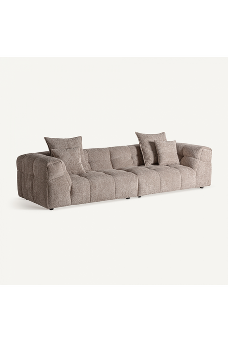 Brown Channeled Sofa | Vical Home Barlin | Oroa.com