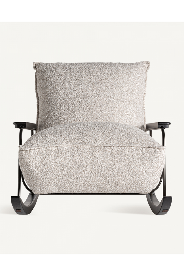 Beige Marbled Rocking Chair | Vical Home Zwalm | Oroa.com
