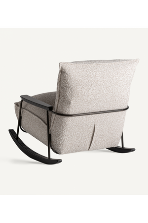 Beige Marbled Rocking Chair | Vical Home Zwalm | Oroa.com