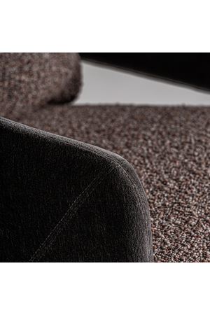 Brown Padded Lounge Armchair | Vical Home Brakel | Oroa.com