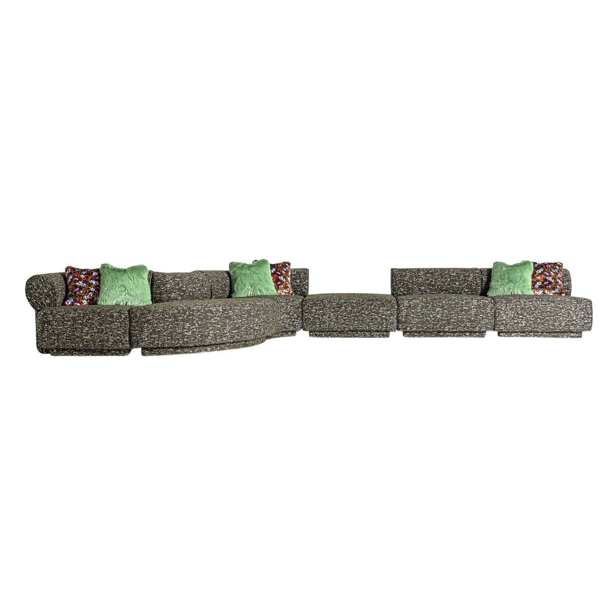  Green Marbled Modular Sofa | Oroa.com