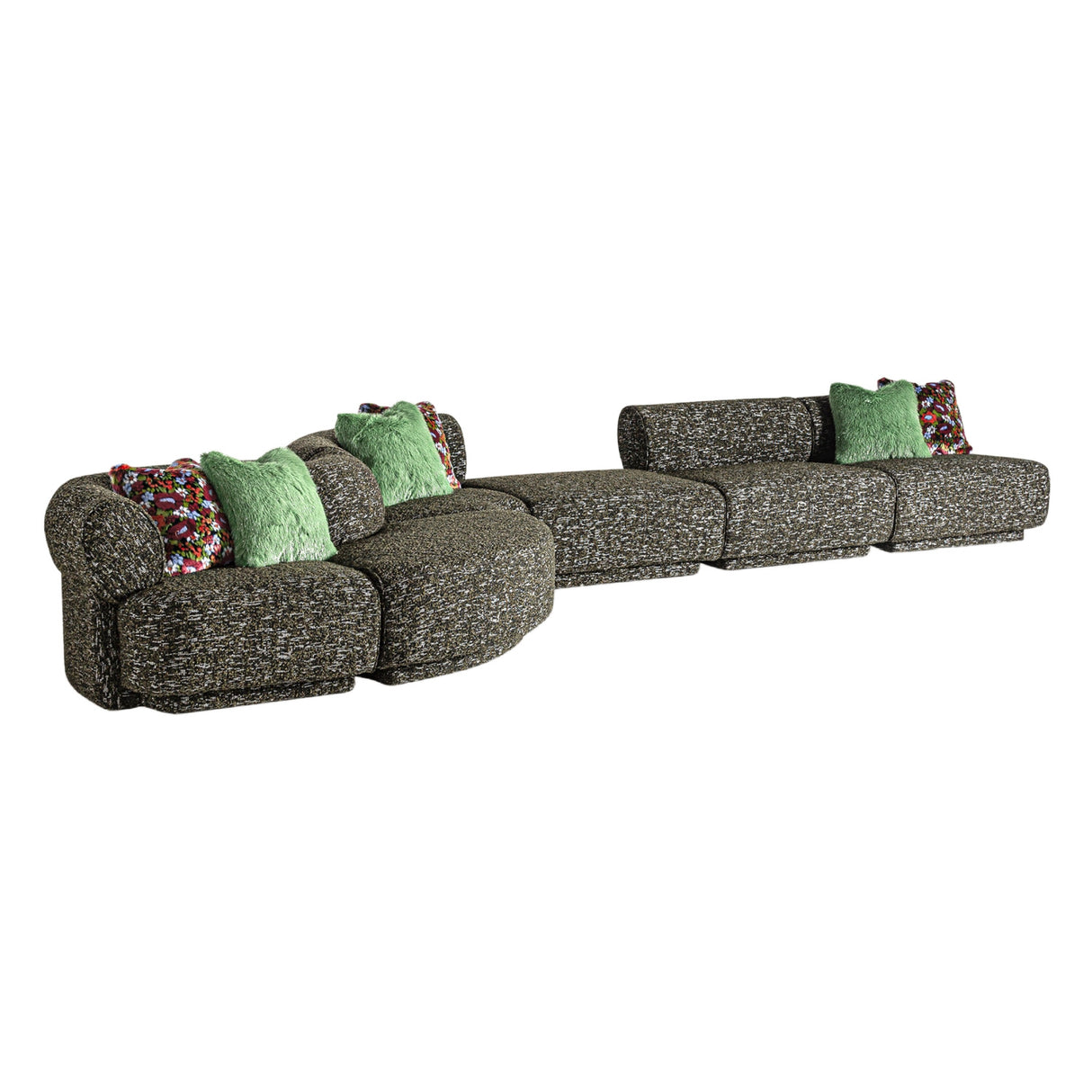   Green Marbled Modular Sofa | Oroa.com
