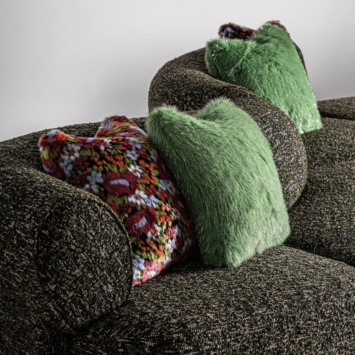   Green Marbled Modular Sofa | Oroa.com