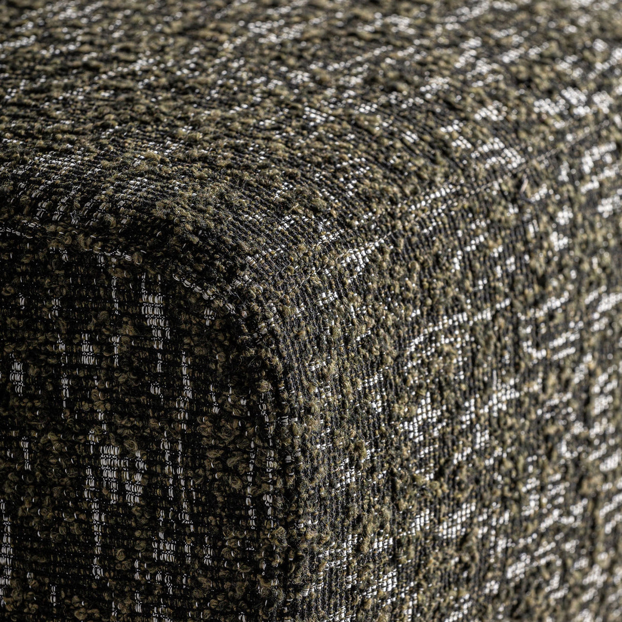   Green Marbled Ottoman | Oroa.com