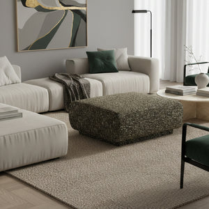   Green Marbled Ottoman | Oroa.com