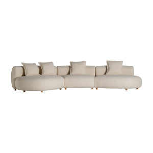   Beige Chunky Modular Sofa | Oroa.com